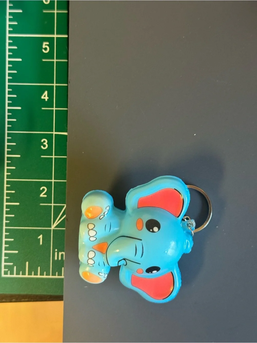 Brand New Cute Blue Elephant Squishy Keychain TikTok Viral